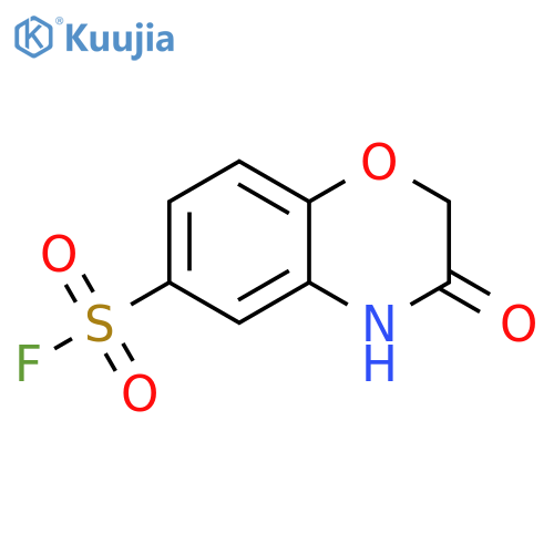 2H-1,4-Benzoxazine-6-sulfonyl fluoride, 3,4-dihydro-3-oxo- structure