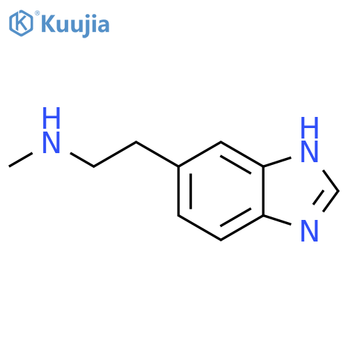 2-(1H-1,3-benzodiazol-5-yl)ethyl(methyl)amine structure