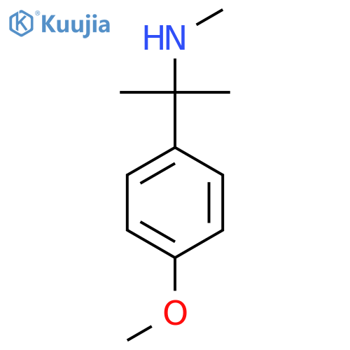 2-(4-methoxyphenyl)propan-2-yl(methyl)amine structure