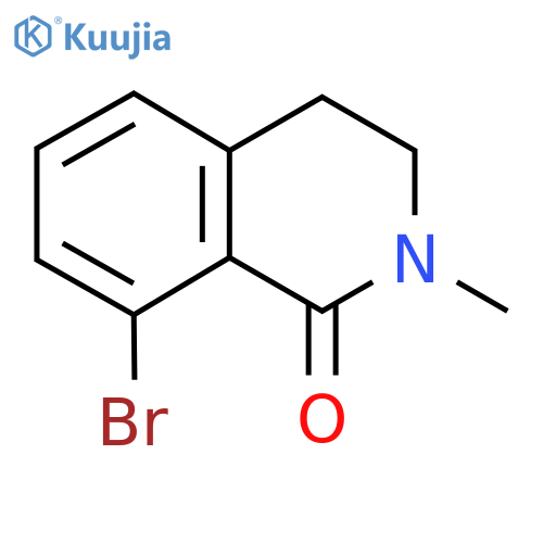 8-Bromo-2-methyl-3,4-dihydroisoquinolin-1(2H)-one structure