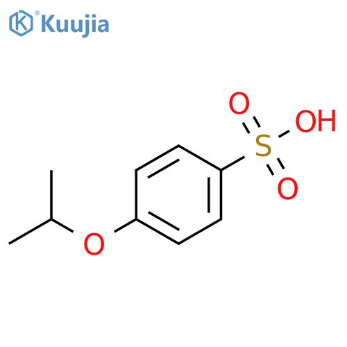 Benzenesulfonic acid, 4-(1-methylethoxy)- structure