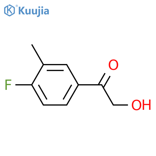 4’-Fluoro-3’-methyl-2-hydroxyacetophenone structure