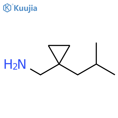 1-(2-methylpropyl)cyclopropylmethanamine structure