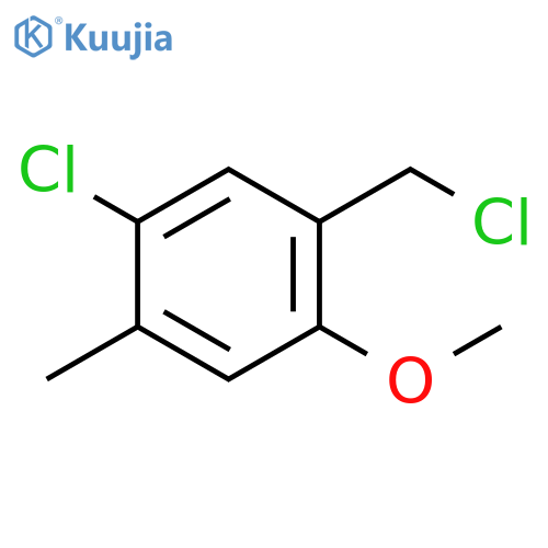 4-Chloro-2-chloromethyl-5-methylanisole structure