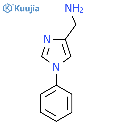 (1-Phenyl-1H-imidazol-4-yl)methanamine structure