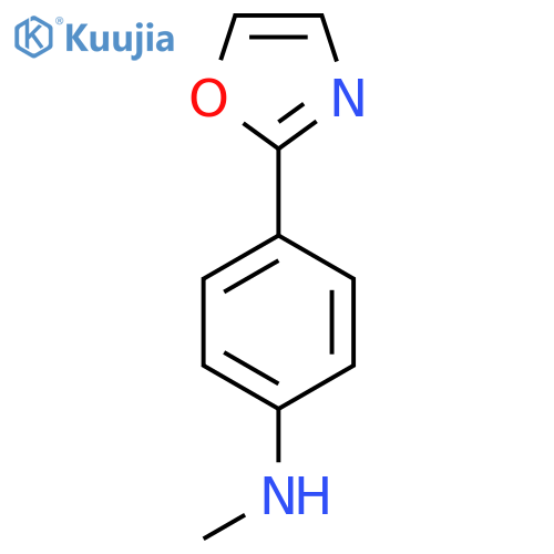 N-Methyl-4-(oxazol-2-yl)aniline structure
