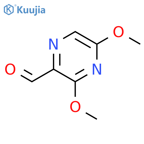 3,5-dimethoxypyrazine-2-carbaldehyde structure