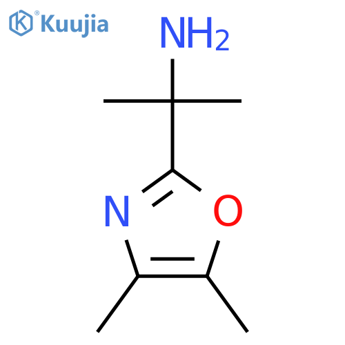 2-(dimethyl-1,3-oxazol-2-yl)propan-2-amine structure