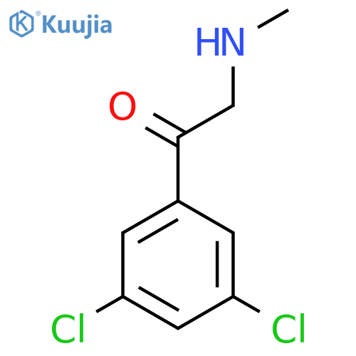 1-(3,5-dichlorophenyl)-2-(methylamino)ethan-1-one structure