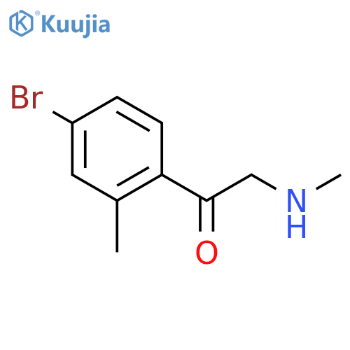 1-(4-bromo-2-methylphenyl)-2-(methylamino)ethan-1-one structure