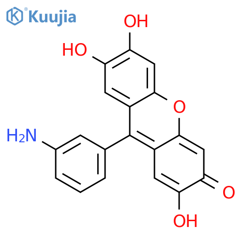 9-(3-Aminophenyl)-2,6,7-trihydroxy-3H-xanthen-3-one structure