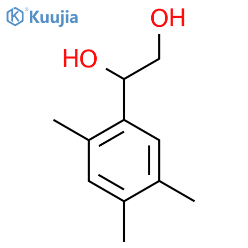1-(2,4,5-trimethylphenyl)ethane-1,2-diol structure