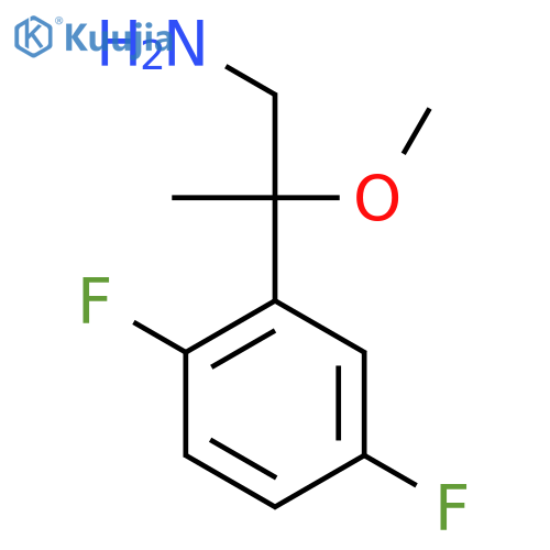 2-(2,5-difluorophenyl)-2-methoxypropan-1-amine structure