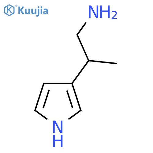 2-(1H-pyrrol-3-yl)propan-1-amine structure