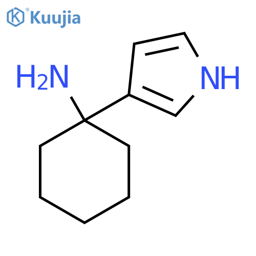 1-(1H-pyrrol-3-yl)cyclohexan-1-amine structure