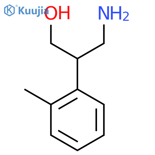 3-Amino-2-(2-methylphenyl)propan-1-ol structure