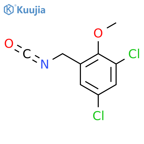 1,5-dichloro-3-(isocyanatomethyl)-2-methoxybenzene structure