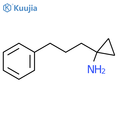 1-(3-phenylpropyl)cyclopropan-1-amine structure