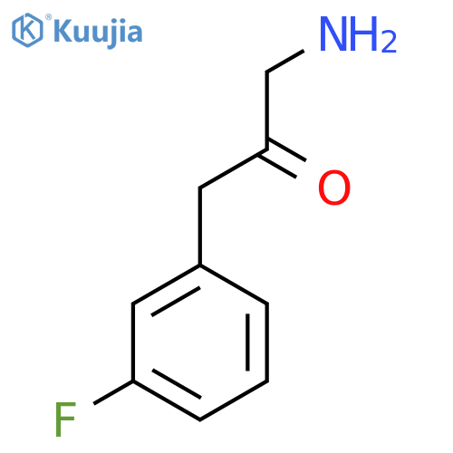 1-Amino-3-(3-fluorophenyl)propan-2-one structure