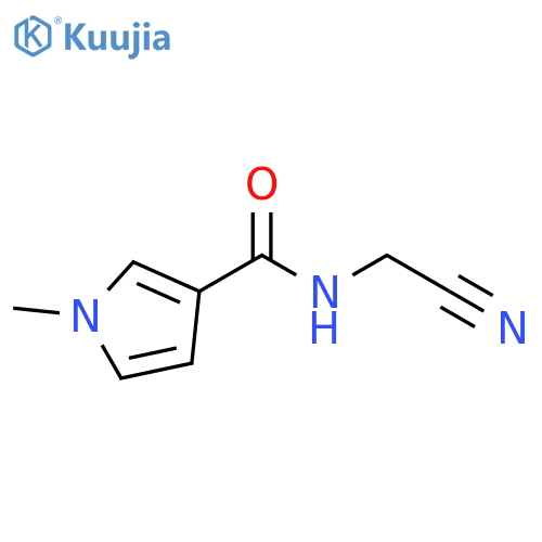N-(Cyanomethyl)-1-methyl-1H-pyrrole-3-carboxamide structure