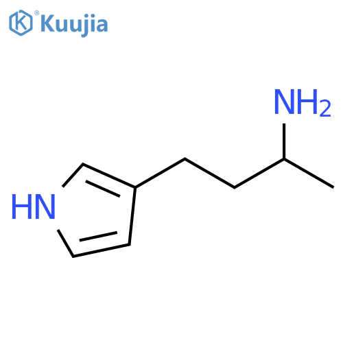 4-(1H-pyrrol-3-yl)butan-2-amine structure
