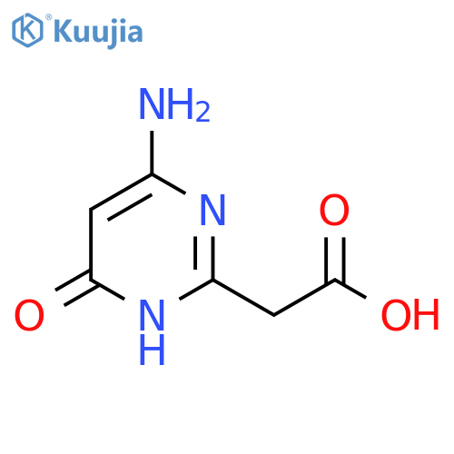 2-Pyrimidineacetic acid, 4-amino-1,6-dihydro-6-oxo- structure