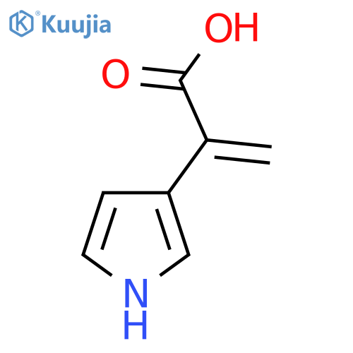 2-(1H-pyrrol-3-yl)prop-2-enoic acid structure