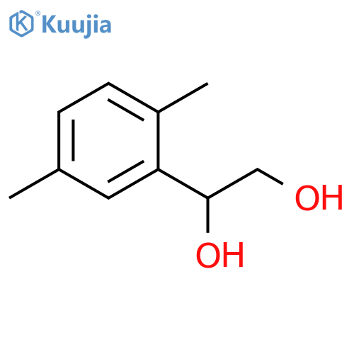 1-(2,5-Dimethylphenyl)ethane-1,2-diol structure