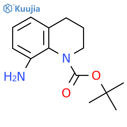 Tert-Butyl 8-amino-3,4-dihydroquinoline-1(2H)-carboxylate structure