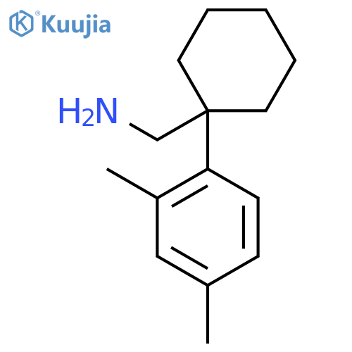 1-(2,4-dimethylphenyl)cyclohexylmethanamine structure