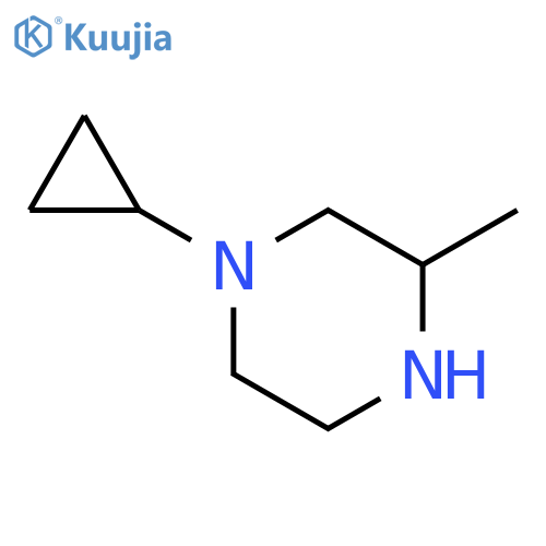 1-cyclopropyl-3-methylpiperazine structure