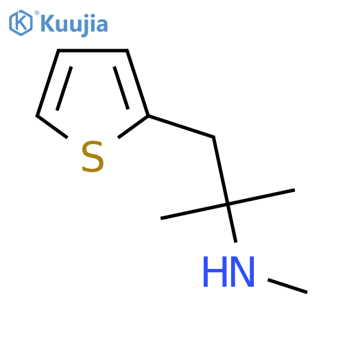 methyl2-methyl-1-(thiophen-2-yl)propan-2-ylamine structure