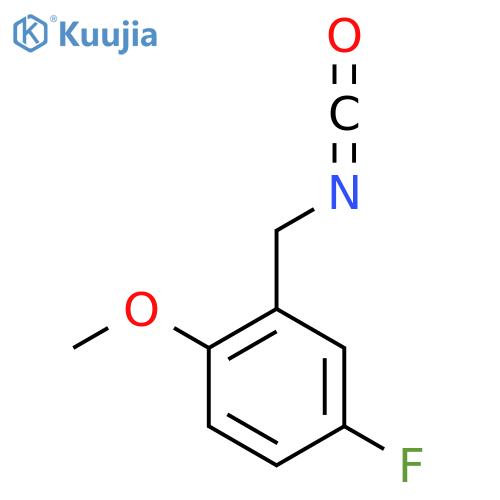 4-fluoro-2-(isocyanatomethyl)-1-methoxybenzene structure
