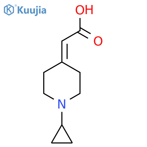 2-(1-Cyclopropylpiperidin-4-ylidenE)acetic acid structure