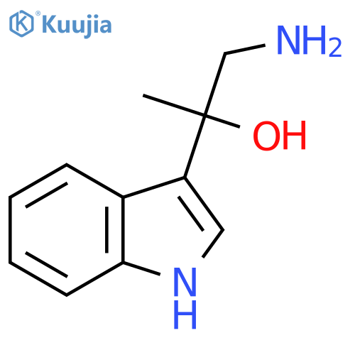 1-amino-2-(1H-indol-3-yl)propan-2-ol structure