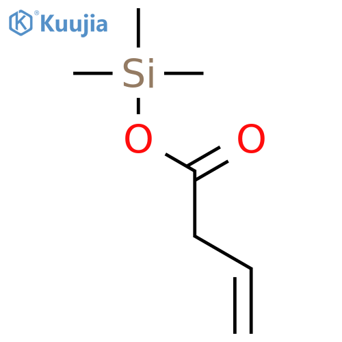 3-Butenoic acid, trimethylsilyl ester structure