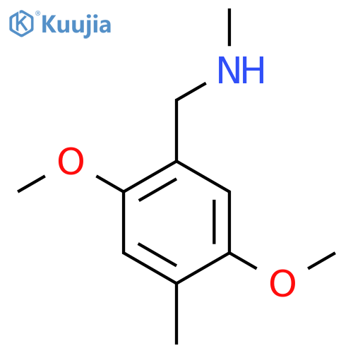 (2,5-dimethoxy-4-methylphenyl)methyl(methyl)amine structure