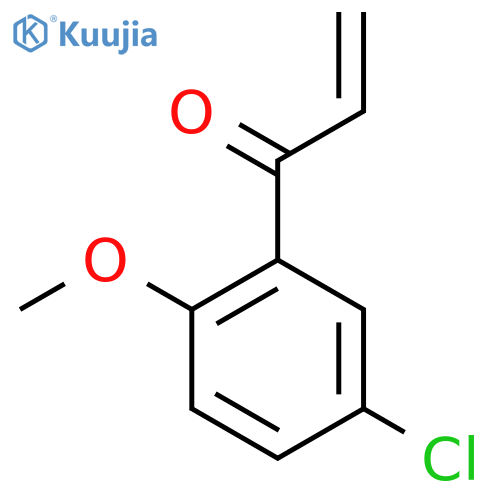 1-(5-chloro-2-methoxyphenyl)prop-2-en-1-one structure