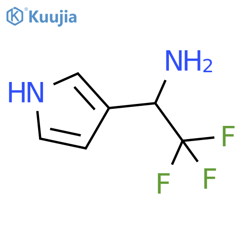 2,2,2-trifluoro-1-(1H-pyrrol-3-yl)ethan-1-amine structure