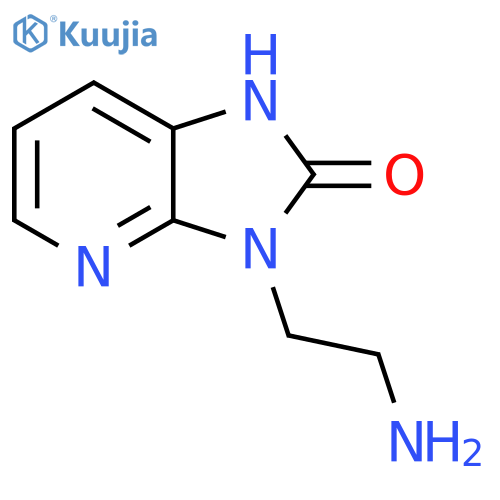 3-(2-aminoethyl)-1,3-dihydro-2H-imidazo[4,5-b]pyridin-2-one structure