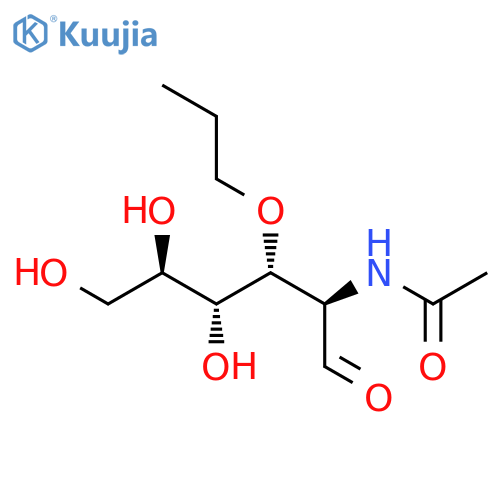 D-Glucose, 2-(acetylamino)-2-deoxy-3-O-propyl- structure
