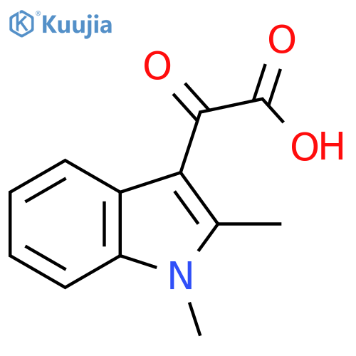 2-(1,2-dimethyl-1H-indol-3-yl)-2-oxoacetic acid structure