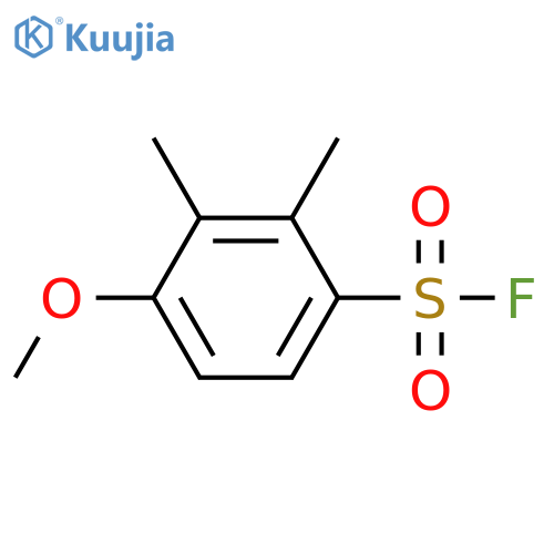 4-Methoxy-2,3-dimethylbenzene-1-sulfonyl fluoride structure