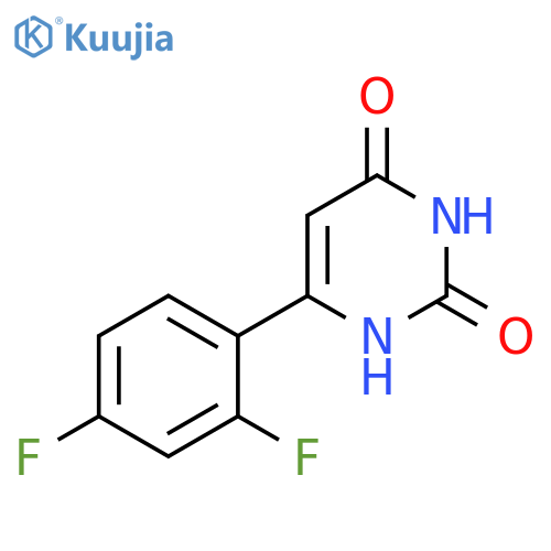 6-(2,4-difluorophenyl)pyrimidine-2,4(1H,3H)-dione structure