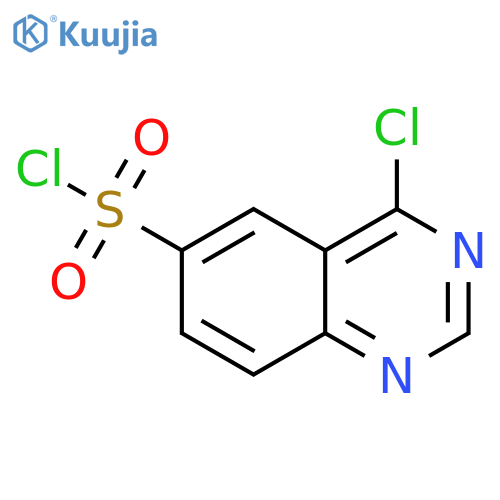 4-chloroquinazoline-6-sulfonyl chloride structure