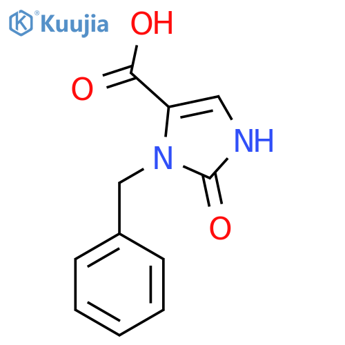 1-benzyl-2-hydroxy-1H-imidazole-5-carboxylicacid structure