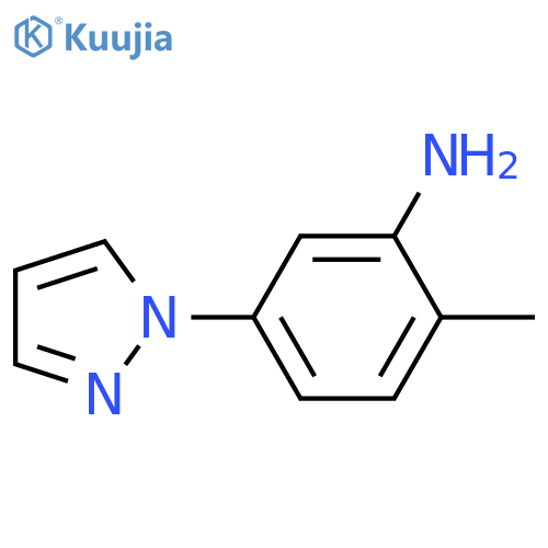 2-methyl-5-(1H-pyrazol-1-yl)aniline structure