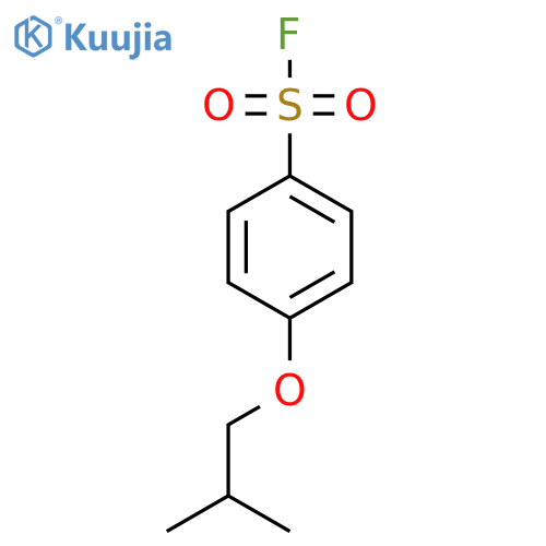 4-(2-Methylpropoxy)benzene-1-sulfonyl fluoride structure