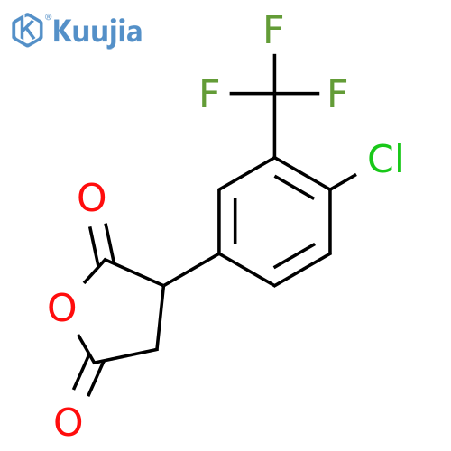 3-4-chloro-3-(trifluoromethyl)phenyloxolane-2,5-dione structure