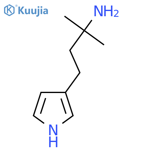 2-methyl-4-(1H-pyrrol-3-yl)butan-2-amine structure